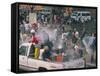 Songkran, Thai New Year, Water Festival, Chiang Mai, Thailand, Southeast Asia-Alain Evrard-Framed Stretched Canvas