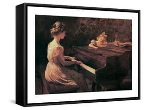 Songs of Childhood-Charles Couirtney-Framed Stretched Canvas