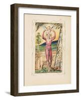 Songs of Experience: Frontispiece, c.1825-William Blake-Framed Giclee Print