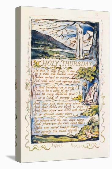 Songs of Experience-William Blake-Stretched Canvas