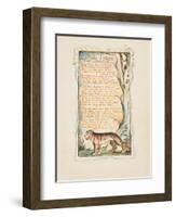Songs of Innocence and of Experience: The Tyger, c.1825-William Blake-Framed Giclee Print