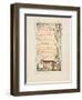 Songs of Innocence and of Experience: The Tyger, c.1825-William Blake-Framed Giclee Print