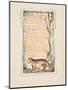 Songs of Innocence and of Experience: The Tyger, c.1825-William Blake-Mounted Giclee Print