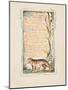Songs of Innocence and of Experience: The Tyger, c.1825-William Blake-Mounted Giclee Print