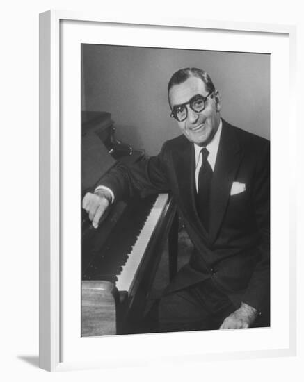 Songwriter Irving Berlin, a Famous Immigrant-Alfred Eisenstaedt-Framed Premium Photographic Print