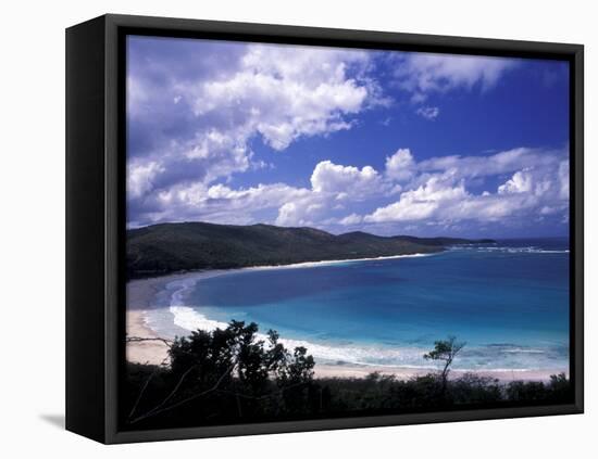 Soni Beach on Culebra Island, Puerto Rico-Michele Molinari-Framed Stretched Canvas