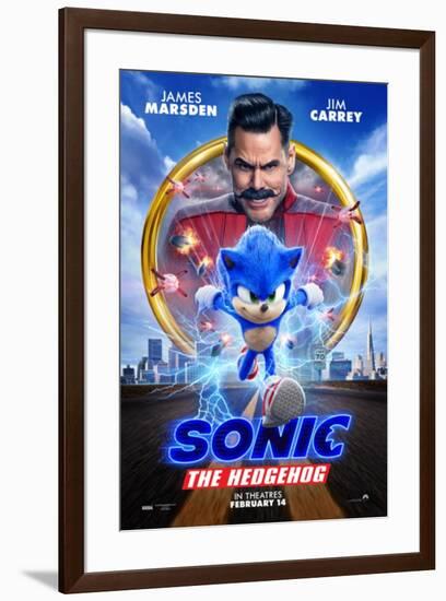 Sonic the Hedgehog-null-Framed Poster