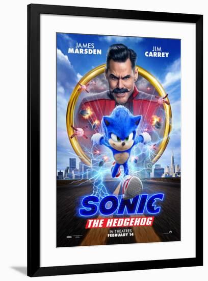 Sonic the Hedgehog-null-Framed Poster