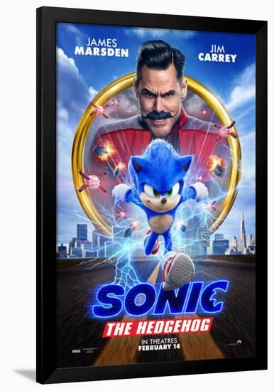 Sonic the Hedgehog-null-Framed Poster