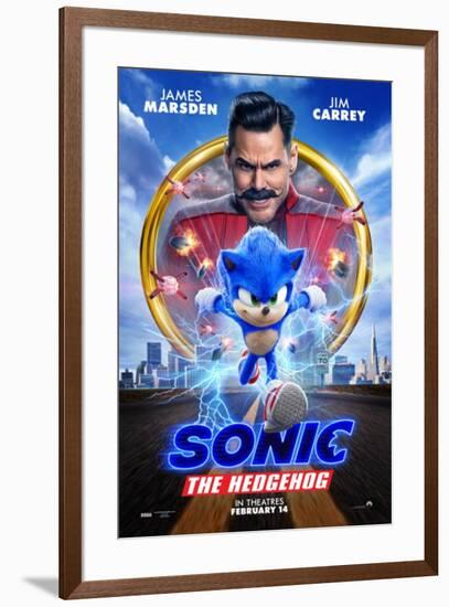 Sonic the Hedgehog-null-Framed Poster