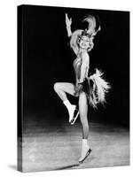 Sonja Henie Performing in Her Own Ice Show, Early 1950s-null-Stretched Canvas