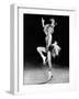 Sonja Henie Performing in Her Own Ice Show, Early 1950s-null-Framed Photo