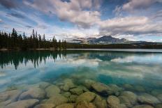 Pyramid Lake, Pyramid Mountain, Jasper National Park-Sonja Jordan-Framed Photographic Print