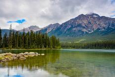 Patricia Lake, Whistlers Peak, Canadian Rocky Mountains-Sonja Jordan-Photographic Print