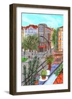 Sonnenallee, Berlin-Charlotte Orr-Framed Giclee Print