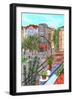 Sonnenallee, Berlin-Charlotte Orr-Framed Giclee Print