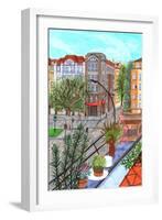 Sonnenallee, Berlin-Charlotte Orr-Framed Giclee Print