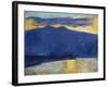 Sonnenaufgang am Gardasee. 1896-Lesser Ury-Framed Giclee Print