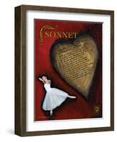 Sonnet Poetry Form-Jeanne Stevenson-Framed Art Print