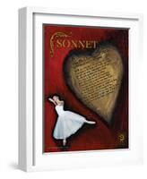 Sonnet Poetry Form-Jeanne Stevenson-Framed Art Print