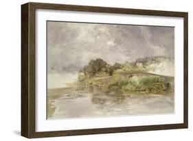 Sonning Bridge, C. 1882-Alfred William Hunt-Framed Giclee Print