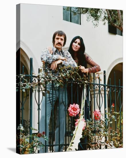 Sonny and Cher-null-Stretched Canvas