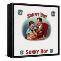 Sonny Boy-Art Of The Cigar-Framed Stretched Canvas