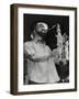 Sonny Rollins Playing Tenor Saxophone at Wembley Conference Centre, London, 1979-Denis Williams-Framed Photographic Print