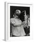 Sonny Rollins Playing Tenor Saxophone at Wembley Conference Centre, London, 1979-Denis Williams-Framed Photographic Print