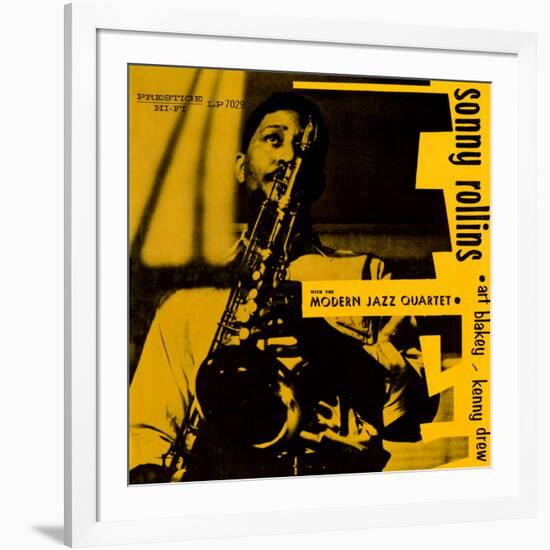 Sonny Rollins - Sonny Rollins with the Modern Jazz Quartet-null-Framed Art Print