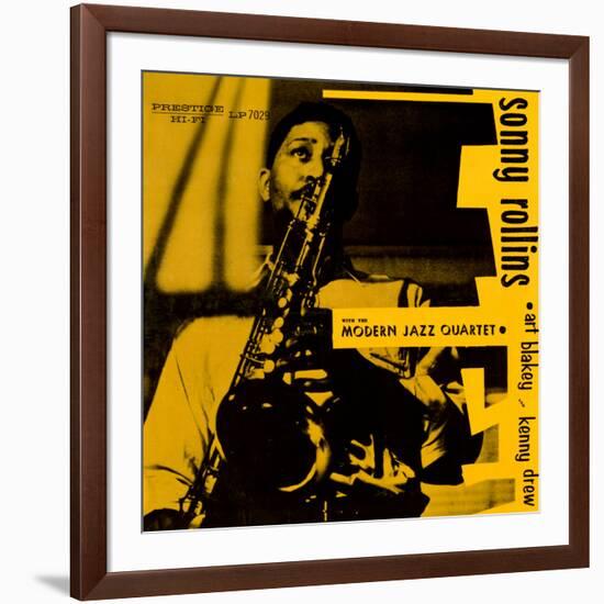 Sonny Rollins - Sonny Rollins with the Modern Jazz Quartet-null-Framed Art Print