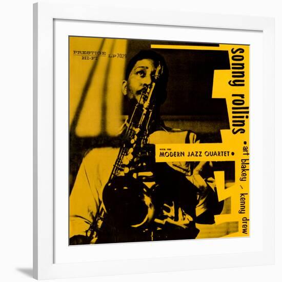 Sonny Rollins - Sonny Rollins with the Modern Jazz Quartet-null-Framed Art Print