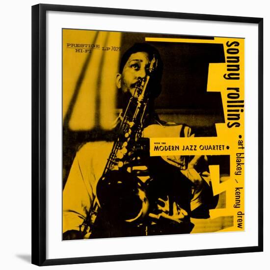 Sonny Rollins - Sonny Rollins with the Modern Jazz Quartet-null-Framed Art Print