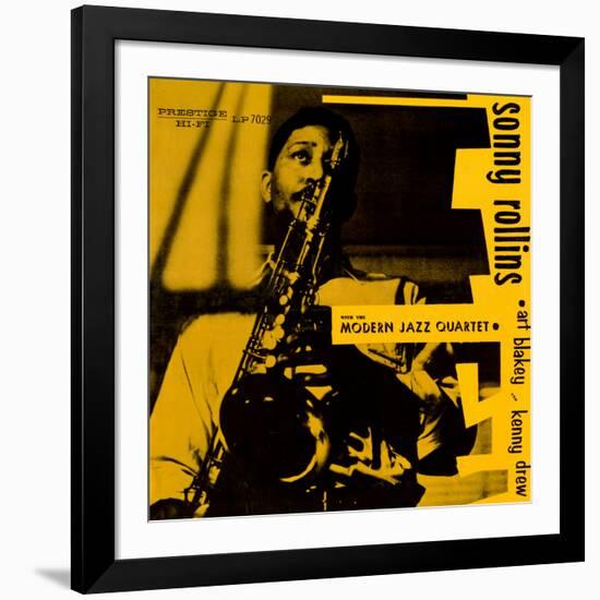 Sonny Rollins - Sonny Rollins with the Modern Jazz Quartet-null-Framed Art Print