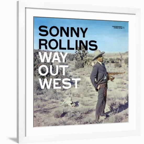 Sonny Rollins - Way Out West-null-Framed Art Print
