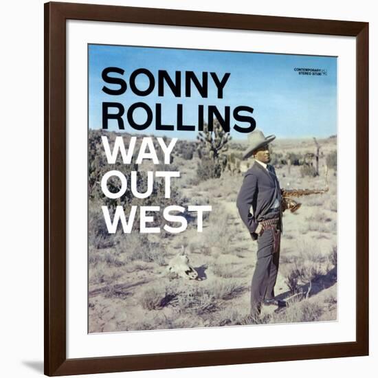 Sonny Rollins - Way Out West-null-Framed Art Print