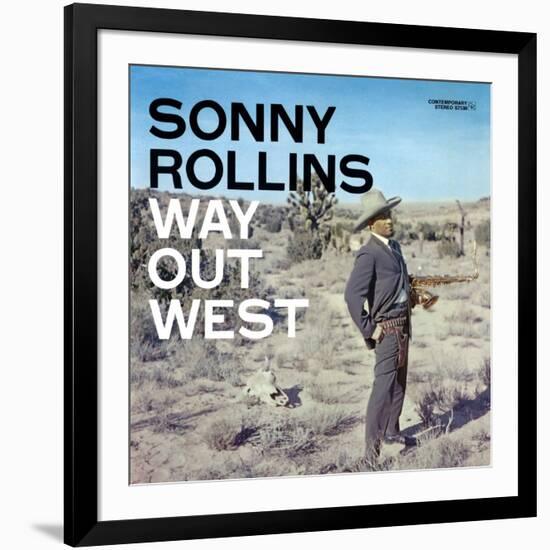 Sonny Rollins - Way Out West-null-Framed Art Print