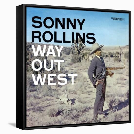 Sonny Rollins - Way Out West-null-Framed Stretched Canvas