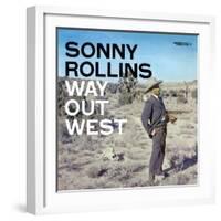 Sonny Rollins - Way Out West-null-Framed Art Print