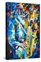 Sonny Rollins-Leonid Afremov-Stretched Canvas