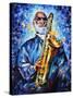 Sonny Rollins-Leonid Afremov-Stretched Canvas