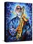 Sonny Rollins-Leonid Afremov-Stretched Canvas