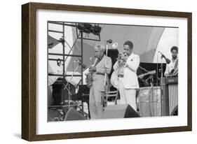 Sonny Stitt and Dizzy Gillespie, Capital Jazz, 1979-Brian O'Connor-Framed Photographic Print