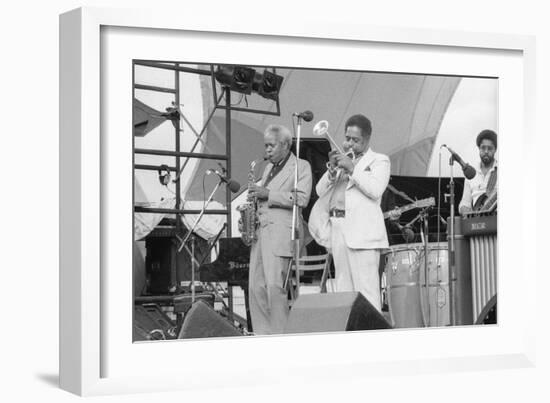 Sonny Stitt and Dizzy Gillespie, Capital Jazz, 1979-Brian O'Connor-Framed Photographic Print