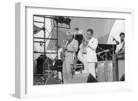 Sonny Stitt and Dizzy Gillespie, Capital Jazz, 1979-Brian O'Connor-Framed Photographic Print