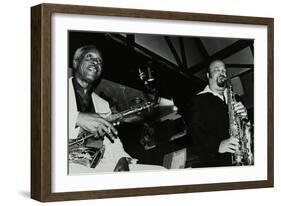 Sonny Stitt and Red Holloway Playing at the Bell, Codicote, Hertfordshire, 24 November 1980-Denis Williams-Framed Photographic Print