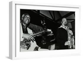 Sonny Stitt and Red Holloway Playing at the Bell, Codicote, Hertfordshire, 24 November 1980-Denis Williams-Framed Photographic Print