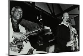 Sonny Stitt and Red Holloway Playing at the Bell, Codicote, Hertfordshire, 24 November 1980-Denis Williams-Mounted Photographic Print