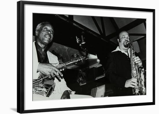 Sonny Stitt and Red Holloway Playing at the Bell, Codicote, Hertfordshire, 24 November 1980-Denis Williams-Framed Photographic Print