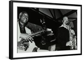 Sonny Stitt and Red Holloway Playing at the Bell, Codicote, Hertfordshire, 24 November 1980-Denis Williams-Framed Photographic Print